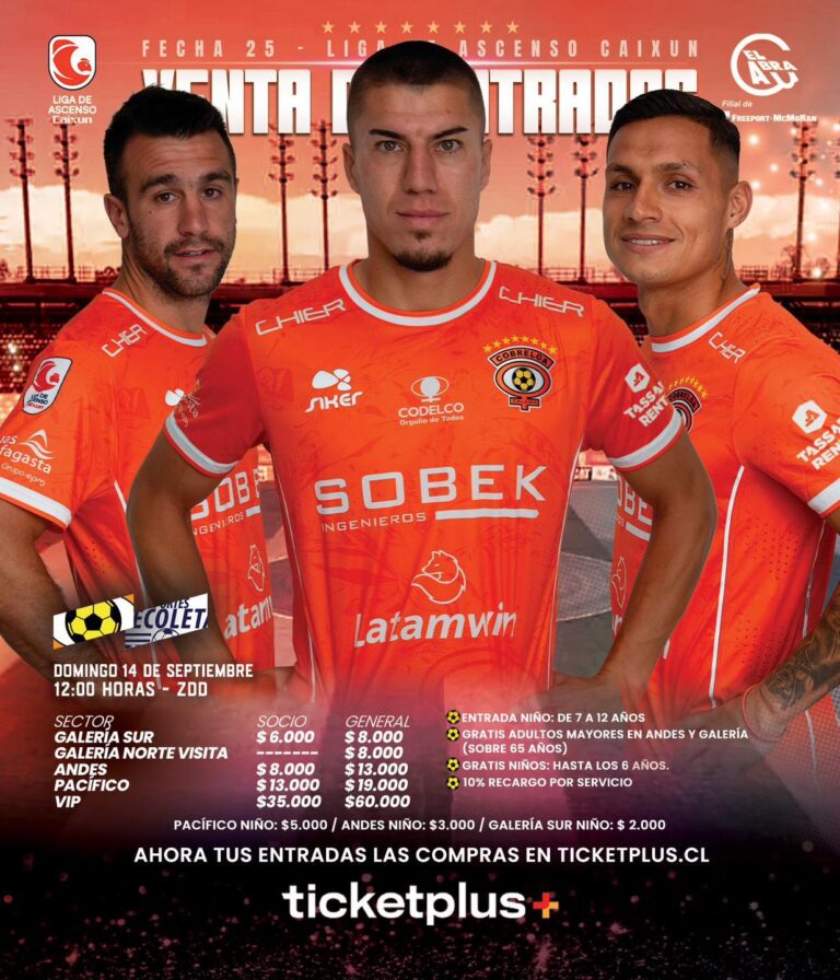 Cobreloa vs Recoleta - Club de Deportes Cobreloa